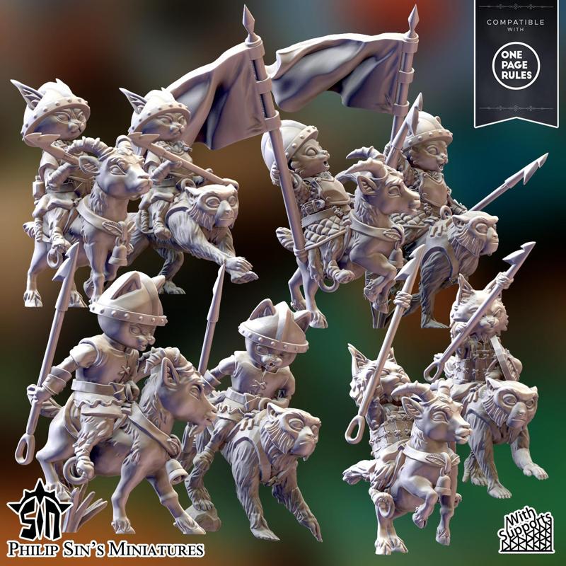 Cat Folks on Goat/Monkey