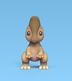 Cute Parasaurolophus