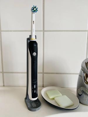 Brown Tooth brush Support