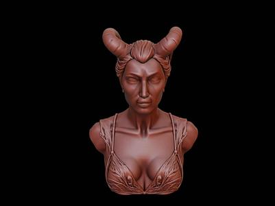 Dryad Beast Bust