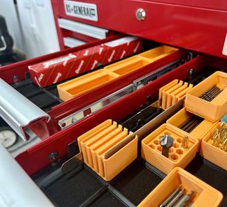 Gridfinity baseplate for US General 26" tool chest small drawers