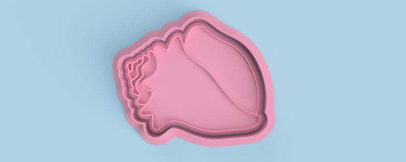 Seashell cookie cutter (Seashell cookie cutter)