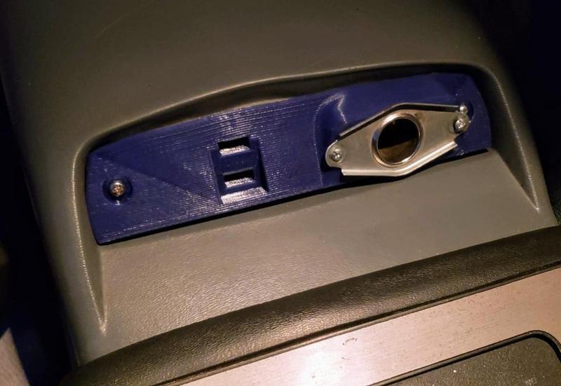 Electronics cover for the center console on a Pontiac Fiero