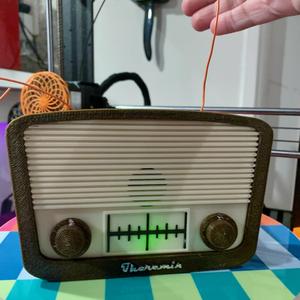 Theremin Vintage Radio Case Remix