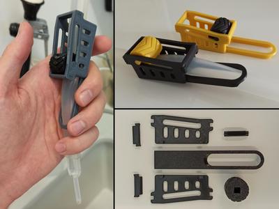 Roller Clamp - One-handed operation and flow control