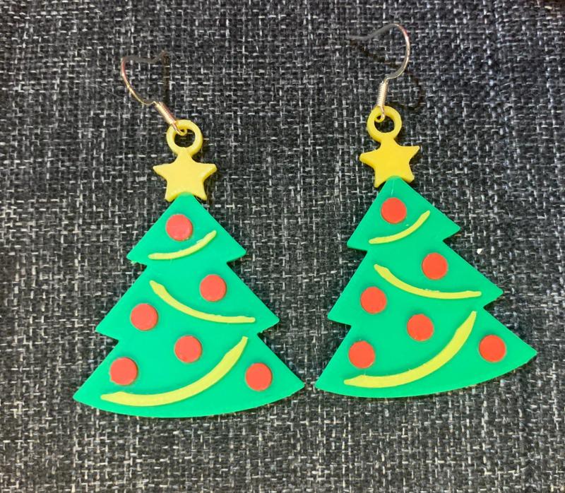 Christmas Tree Earrings