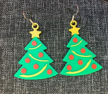 Christmas Tree Earrings