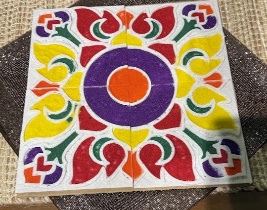 Easy Rangoli stencil