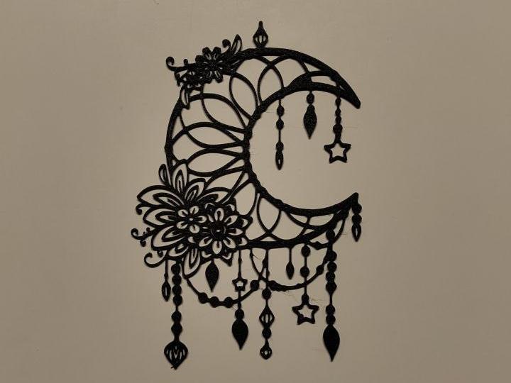 moon ornament wall art
