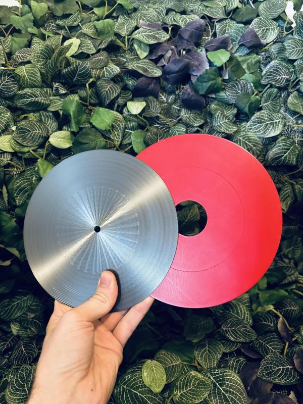 7" Inch Vinyl Record Single with Small Hole