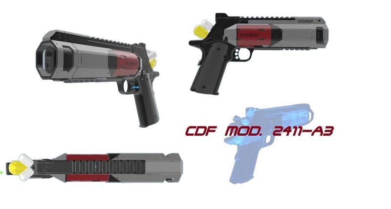 Gov.Mod. 2411-A3 CDF Officer's Sidearm