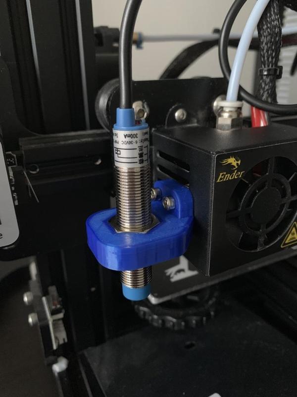Ender 3 auto levelling holder 12mm