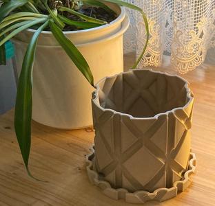 Planter #8 - Earthy Themed Planter Pot