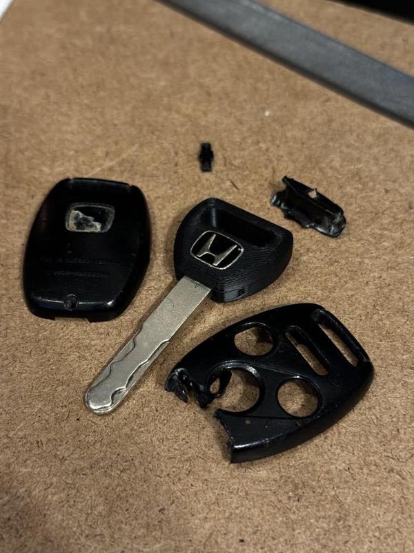 Print in place RFID Honda Key