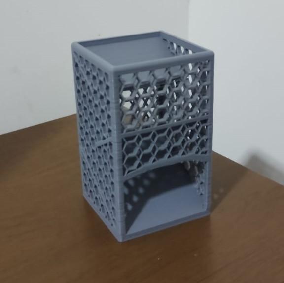 Hexa dice tower Print-in-place