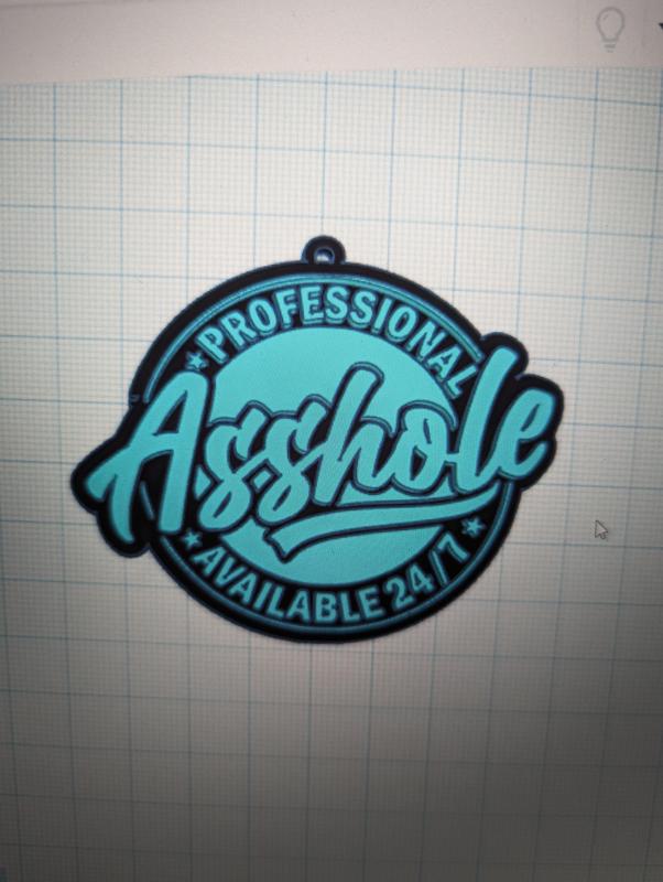 A**Hole keychain