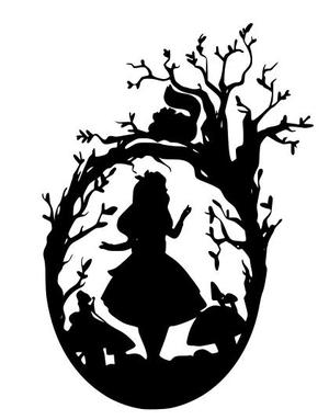 Silhouette - Alice In Wonderland