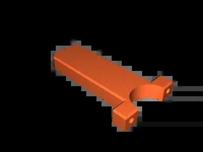 MPCNC Primo F 23.5mm Holder for dragchain / Halter für Schleppkette