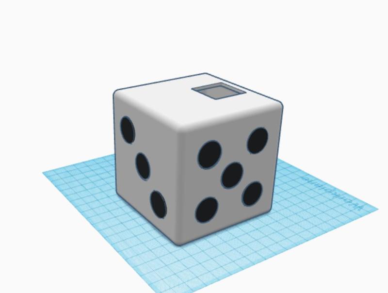 Dice-Shaped Dice Tower