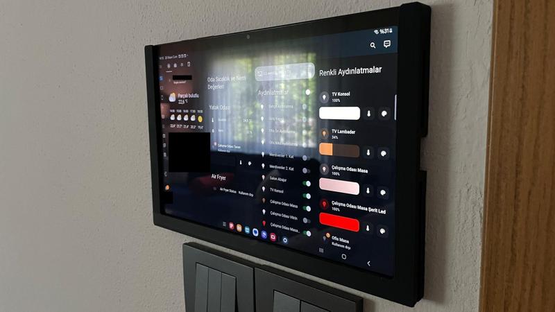 Samsung Galay Tab A9+ Wall Mount for Home Assistant