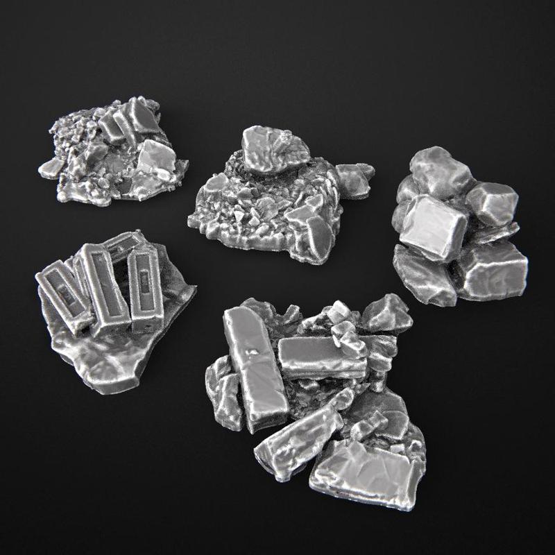 Ruins Rubble Barricade