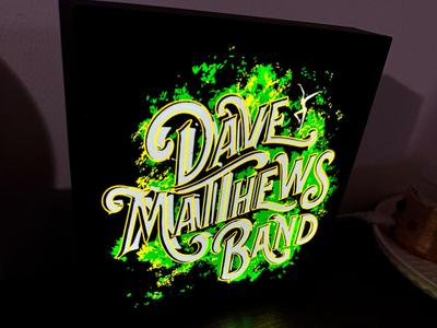 Dave Matthews Band Logo - Light up Sign