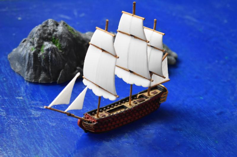 Ship of the line: Santisima Trinidad.