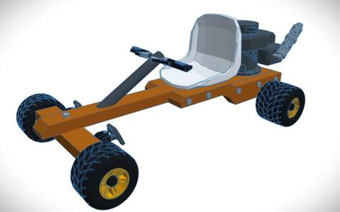 Lawn Mower Go-Kart (Functional and Full Sized)
