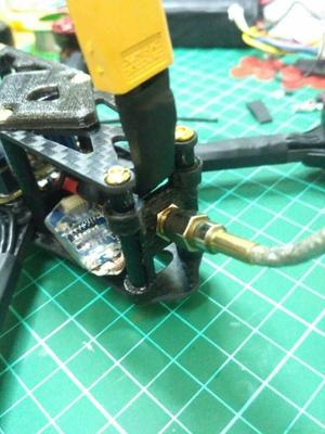 Antenna mount For Clone Johnny X5 frame