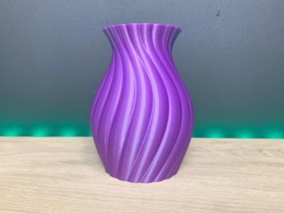 long twisted vase