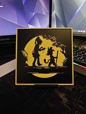 Bulma & Goku - HueForge