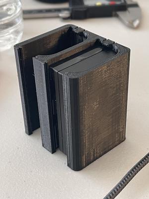 Canon LP-E6 double battery holder - Mirrored