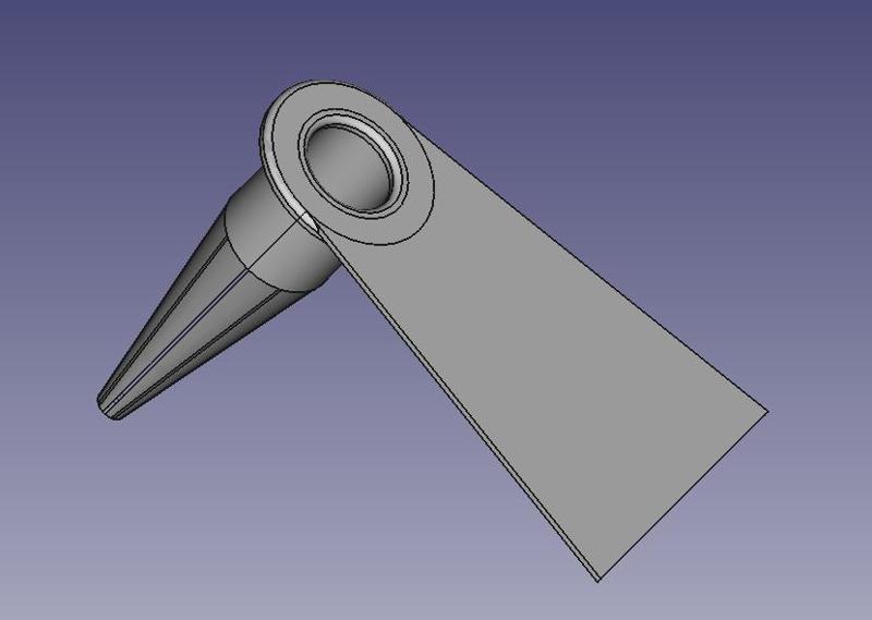 Schneckenfallentülle mit Rampe