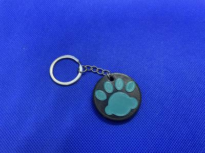 Dog keychain