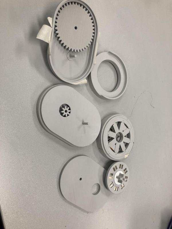 Simple mostly 3D printed generator