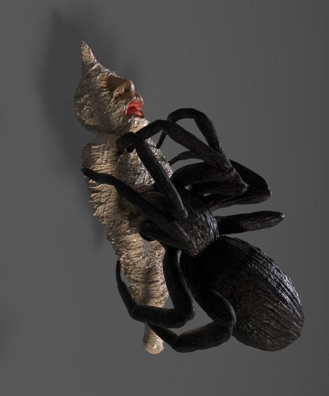 Dwarf Spider Victim with Spider