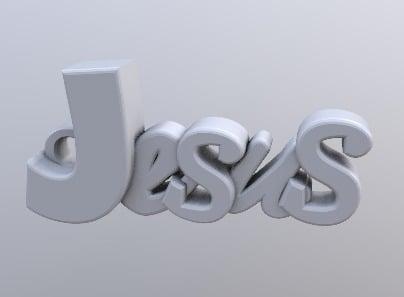 Jesus keychain (no accent mark)