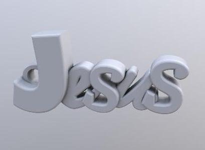 Jesus keychain (no accent mark)