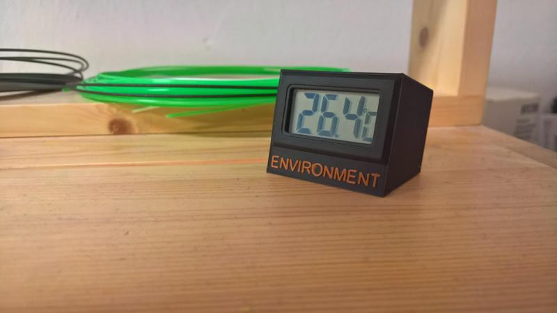 Thermometer/hygrometer module enclosure