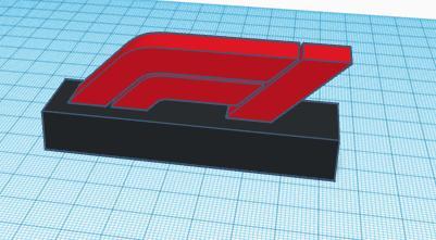 Decorative Formula 1 Logo- F1 new logo