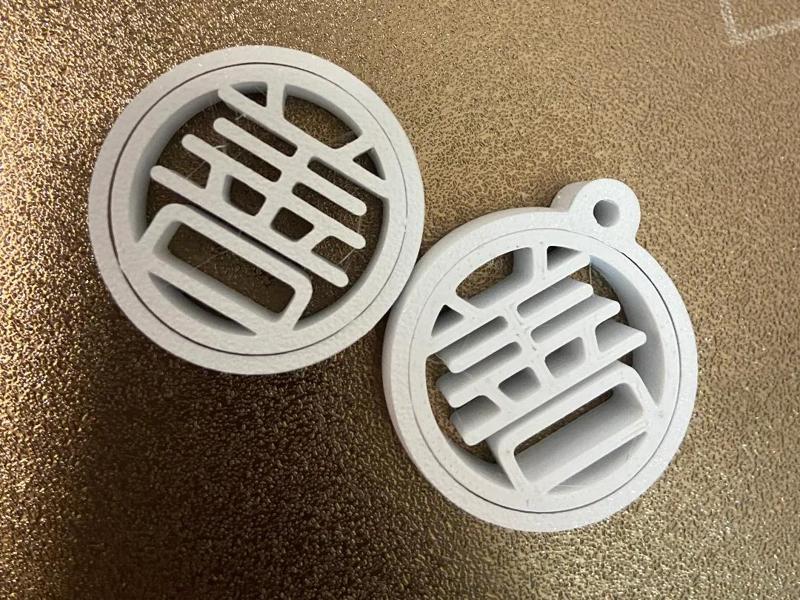 Auspicious Chinese Character - Shan - Rotatable - Fidget Toy