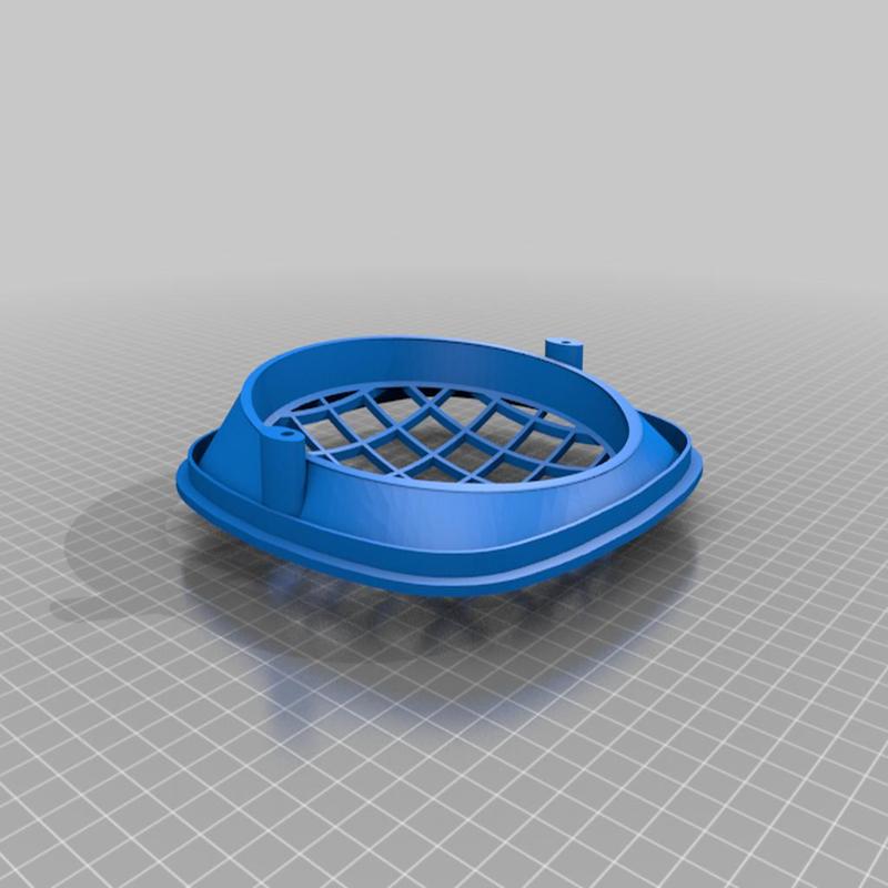 Simson KR51 headlight ring with grid/ Scheinwerferring mit Gitter