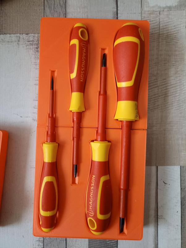 magnusson electrical screwdriver gridfinity holder