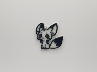 Cute Fennec Fox Keychain