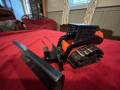 Snow Plow for Professor Boot's Mini Skidi