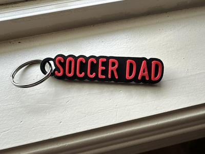 Soccer Dad keychain