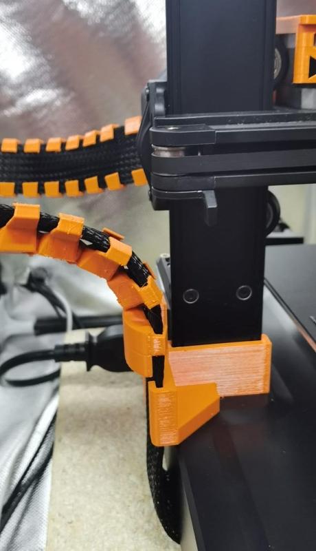 Ender 3 V3 SE Spine cable chain - Base