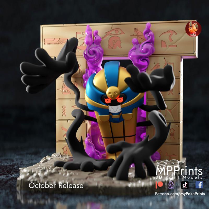 Cofagrigus Statue - Presupported and FDM