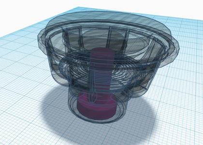 Subwoofer volume knob