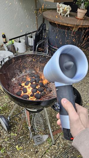 Barbecue BBQ EDF Blower Bosch 12V Battery